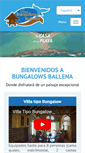 Mobile Screenshot of bungalowsballena.com